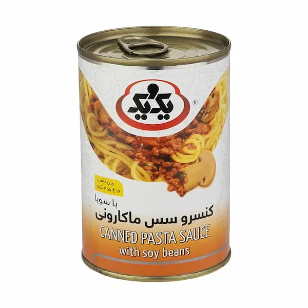 قیمت کنسرو سس ماکارانی + مشخصات بسته بندی عمده و ارزان